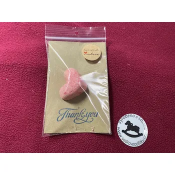 Koupelová kosmetika HandMade by VeJa Šumivky do koupele - srdce (jahoda