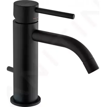 Vodovodní baterie Paffoni Light Umyvadlová baterie s výpustí, černý mat, LIG075NO