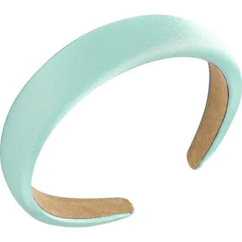 Čelenka Flamenco Mystique Čelenka Charlotte s mátovým turbanem, obvod 42 cm, průměr gumičky 12,5 cm, šířka gumičky 3,5 cm