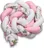 Sensillo Mantinel do postýlky cop 210 cm, růžový/bílý s květinami