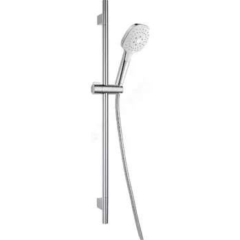 Sprchový set kielle Vega Set sprchové hlavice, tyče a hadice, chrom/bílá, 20418SE0