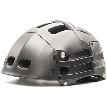 Cyklistická přilba Skládací helma Overade Plixi Fit, šedá velikost helmy L/XL