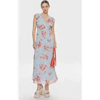 Dámské šaty Vila Letní šaty Karin 14089077 Světle modrá Regular Fit 38