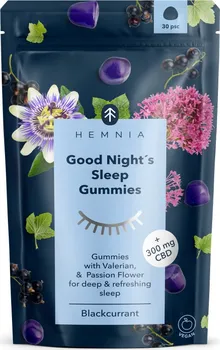 CBD Hemnia Good Night's Sleep Gummies 300 mg 30 bonbónů