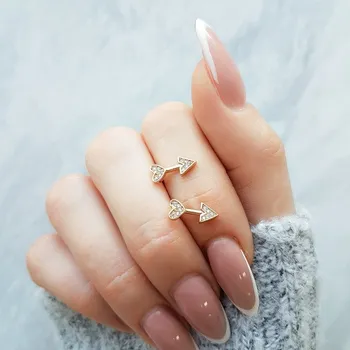 Náušnice Flamenco Mystique Pozlacené Náušnice z Chirurgické Oceli s Třpytivými Kamínky, Délka 1,2 cm, Šířka 0,5 cm