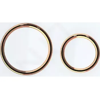 Splachovací tlačítko Geberit Sigma21 Ovládací tlačítko splachování, bílá/červené zlato, 115.650.SI.1