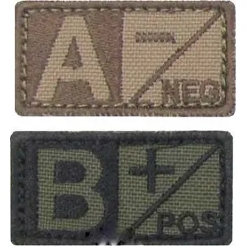 Módní doplněk Textilní krevní skupina AB POS - olivová, Condor