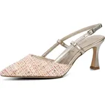 Tamaris dámské módní lodičky s otevřenou patou - oranžové