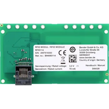 Zabezpečovací technika Bender RFID114 without LEDs 80 A