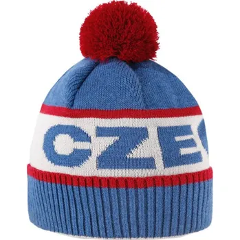 Sušička Kama pletená Merino čepice CZECHIA 127 - denim UNI