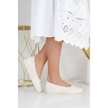 Dámské baleríny Cathay moda Béžové třpytivé baleríny 3902-5BE Velikost: 41