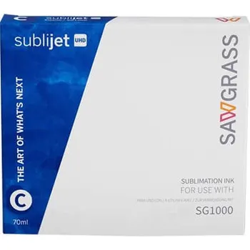 Gelový sublimační inkoust Sawgrass SubliJet-UHD pro Virtuoso SG1000 70 ml - cyan/azurová