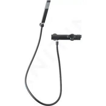 Vodovodní baterie Paffoni Ringo Vanová baterie s příslušenstvím, černá mat, RIN023NO