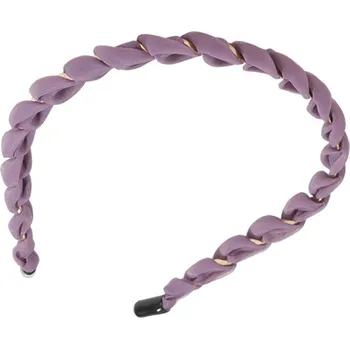 Flamenco Mystique Pletená čelenka s turbanem, obvod 42 cm, průměr 12,5 cm, šířka 1,5 cm