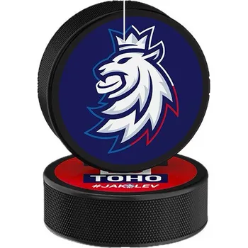 Hokejová tréninková pomůcka Hokejový puk CCM Lev Blue/Red