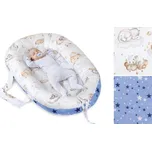 Bellatex Hnízdečko pro miminko 30x70 cm Zvířátko na obláčku