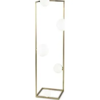 Stojací lampa Ideal lux I284354 stojací lampa ANGOLO G9 + STOLNÍ OTOČNÝ VENTILÁTOR BERGEN - NASTAVITELNÝ, BÍLÝ