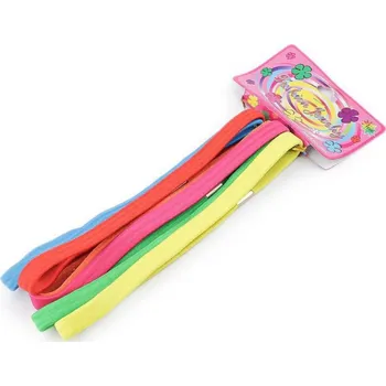 Ozdoba do vlasů Pružná čelenka - gumička do vlasů - 6 ks