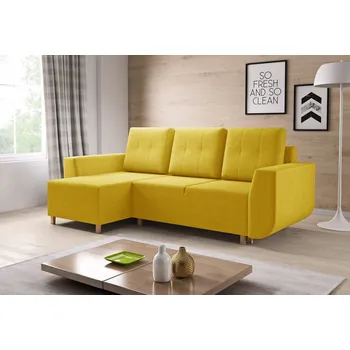 Šatní skříň ImportWorld Rozkládací rohová sedací souprava Malibu, Rico 10 (barva potahu)