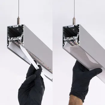 LED lišta LED hliníkový profil KLUŚ MOD-50 |bílý lak Délka: 3m