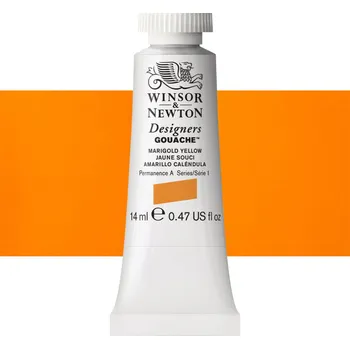 Vodová barva Kvašová barva Winsor & Newton - Marigold Yellow