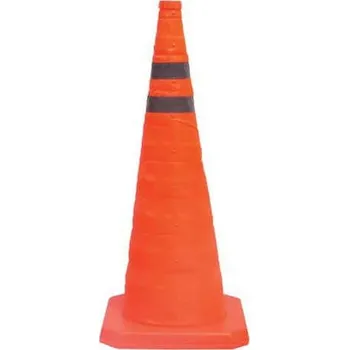 Dopravní zařízení Manutan Expert K4 skládací reflexní dopravní kužel 70 cm oranžový