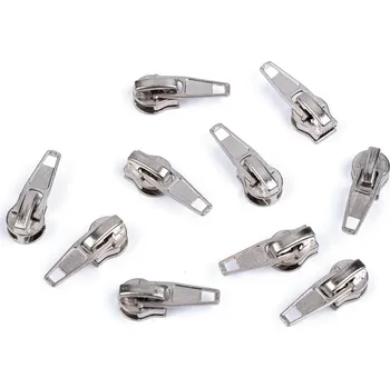 Zip Jezdec ke spirálovým zipům No 5 typu POL - nikl (10 ks)