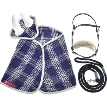 Hobby horsing Set Cube (čabraka, deka, ohlávka s beránkem, vodítko) Velikost: M