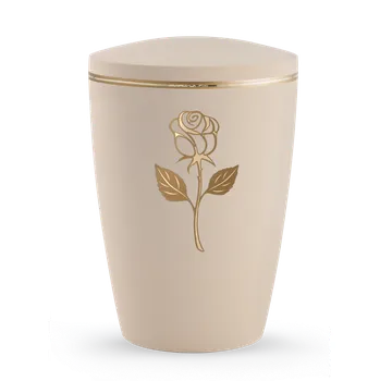 Smuteční dekorace Ekologická urna Melina Creme - Růže
