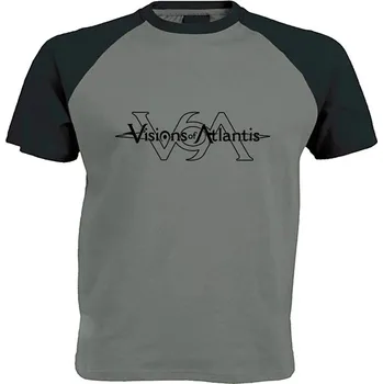 Pánské tričko šedo černé triko Visions Of Atlantis