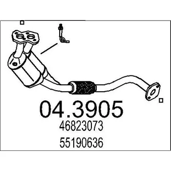 Katalyzátor Katalyzátor MTS 04.3905