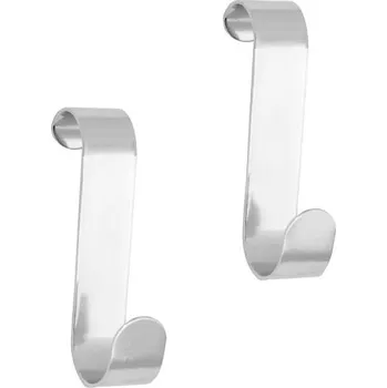 Držák na kartáček Erga Haczyk wieszak na kaloryfer zawieszany srebrny 2 ks. - Yoka