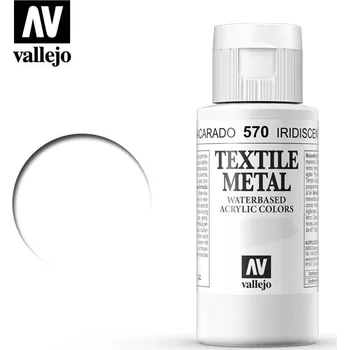 Modelářská barva Vallejo Textile Color 40570 Metallic Iridiscent (60ml)