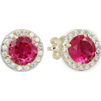 Náušnice Soliter Úchvatné náušnice ze žlutého zlata se zirkony 239 001 00957 0000700 + 2 měsíce na vrácení zboží