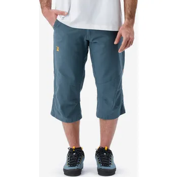 Pánské kalhoty SIMOND Pánské lezecké 3/4 kalhoty Vertika strečové bavlněné 40 MODRÁ|ŠEDÁ