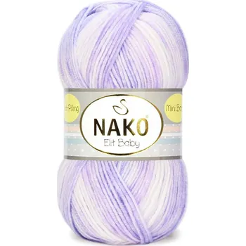 Příze Nako Elit Baby Mini Batik Barva: fialová - 32460