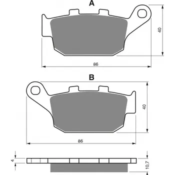 Autodíl Brzdové destičky GOLDFREN 020 S3
