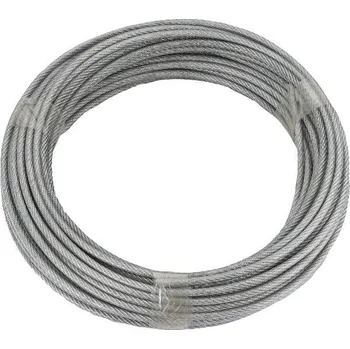 Lano SCH Ruck-Zuck ocelové lano v PVC role 20 m Varianta: Ruck-Zuck ocelové lano PVC opláštění 4/5mm, role 20 m