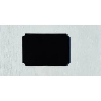 Svatební dekorace Papírová cedulka - jmenovka - černá - 10 ks