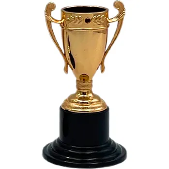 Sportovní pohár Ekonom NJE0053C Výška poháru: 10 cm, Průměr kalichu: 3 cm, Barva: Bronzová