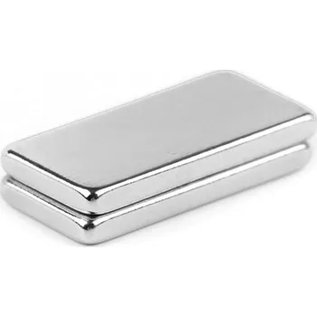 Dekorativní magnet Magnet 10x20 mm - nikl (2 ks)