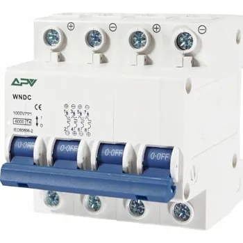 Jistič Adelid APV-WNDC-4P-16A Fotovoltaický jistič 4P DC 16A 1000 APV-WNDC-4P-16A
