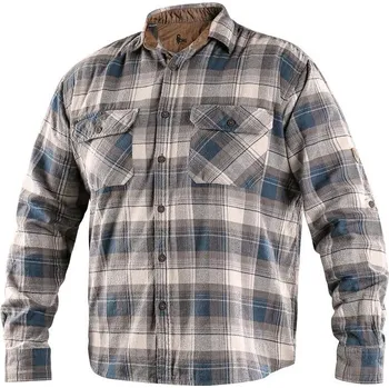 Pánská košile CXS Košile TIM, dlouhý rukáv, pánská, petrol-béžová, vel. 39/40