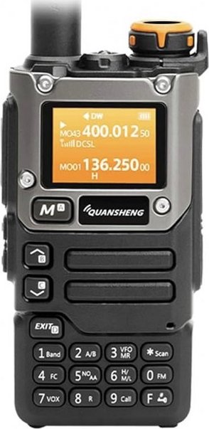 QUANSHENG UV-K5 V1, VHF/UHF, příjem AIR, USB-C nabíjení