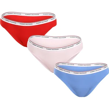 Kalhotky 3PACK dámské kalhotky Tommy Hilfiger vícebarevné (UW0UW04895 0WR) XL UW0UW04895 0WR Možnost vrácení zboží ZDARMA do 120 dnů!