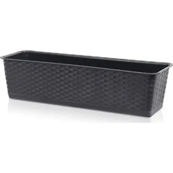 Květináč ProsperPlast Květináč RATOLLA CASE | umbra 58,7 cm