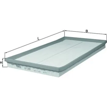 Vzduchový filtr Vzduchový filtr MAHLE LX 3031