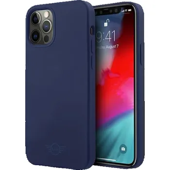 Pouzdro na mobilní telefon Mini Mini MIHCP12MSLTNA iPhone 12/12 Pro 6.1 tmavě modré/námořnické pevné pouzdro silikonové Tone On Tone