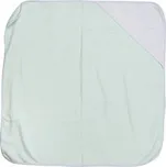 Kojenecká osuška s kapucí - zelená/bílá sublimace termotransfer
