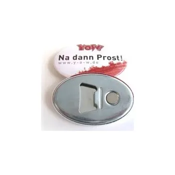 Otvírák 100 placek 45 x 69 mm s otvírákem a magnetem - ovál (odznaky, buttony)
